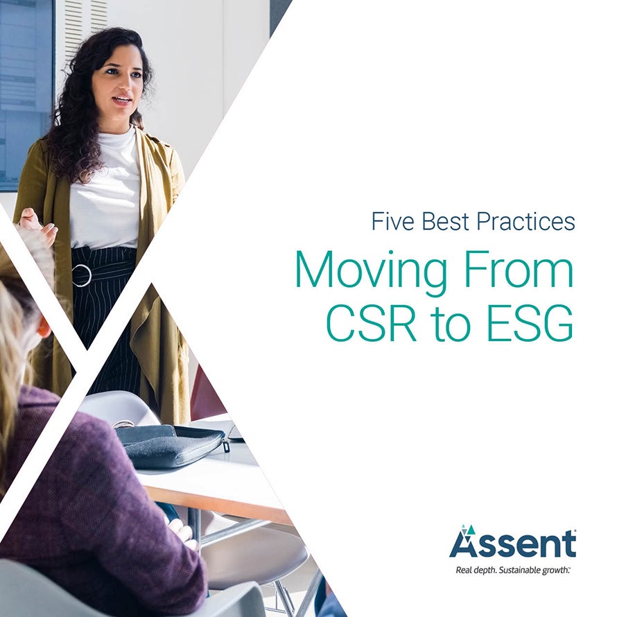 Five Best Practices Moving From Csr To Esg Assent