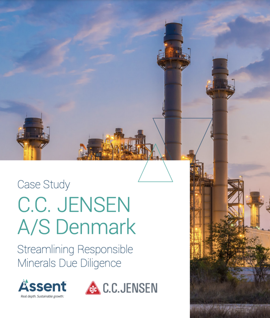 C.C. JENSEN Streamlines Responsible Minerals Due Diligence - Assent